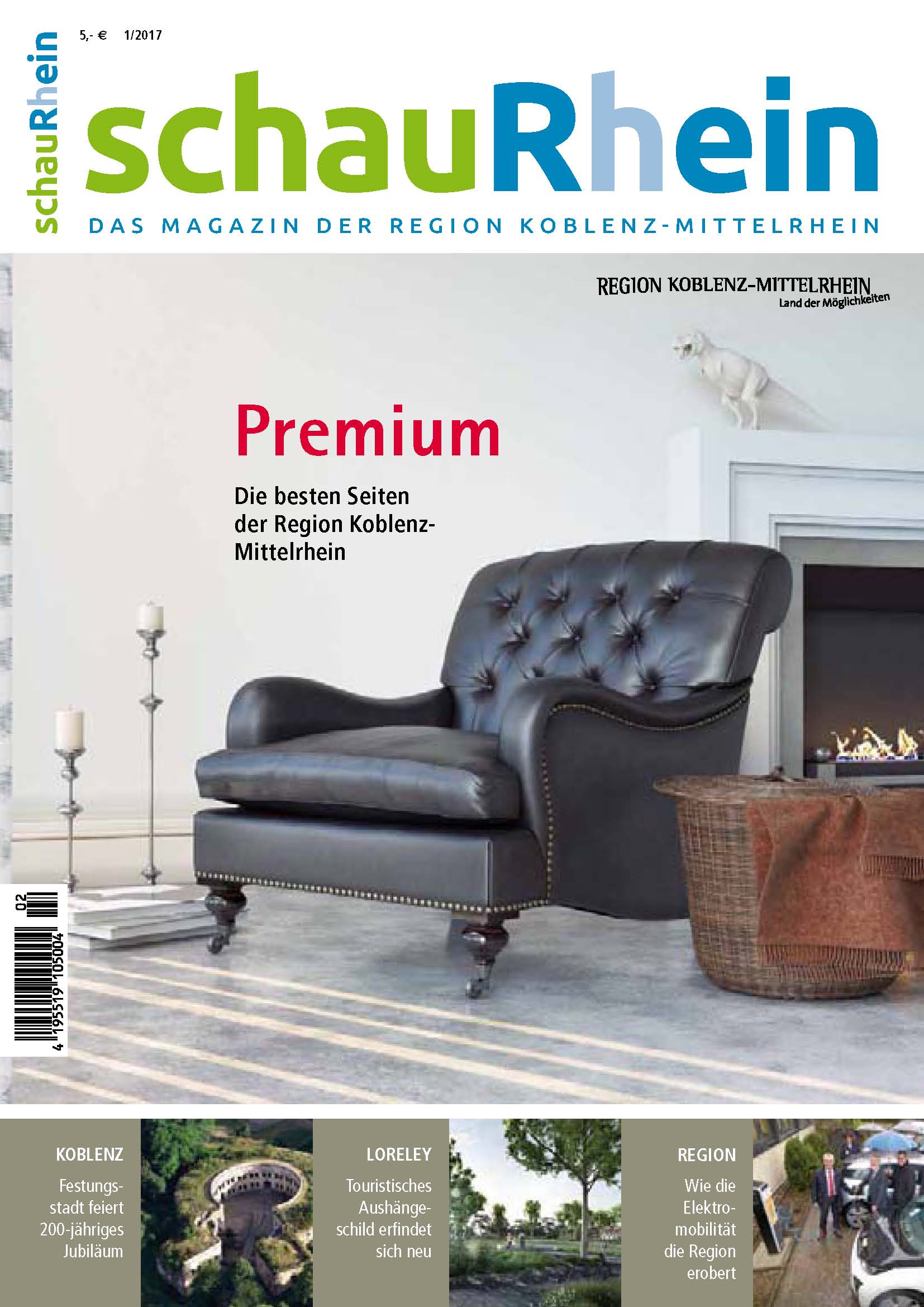 SchauRhein Titelseite